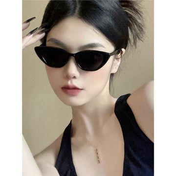 Cherry Kitty貓眼復古小框墨鏡辣妹眼鏡偏光防紫外線近視太陽鏡女