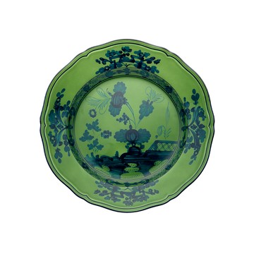 餐盤 【RICHARD GINORI】仿古花園圓盤26.5cm-綠