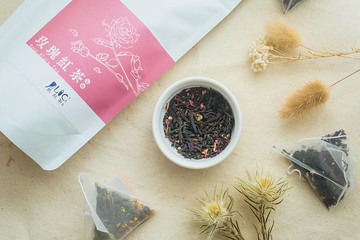 玫瑰紅茶-原葉立體茶包 清幽濃郁