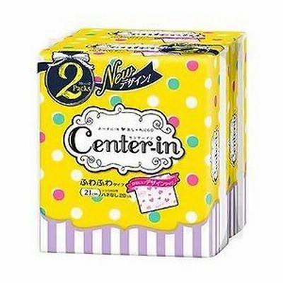 センターイン ふわふわタイプふつうの日羽なし 28枚×2