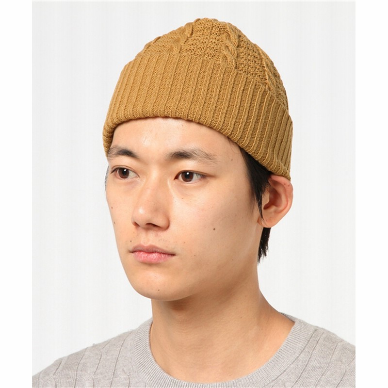 Denime ケーブルニットワッチキャップ Men 帽子 ニットキャップ ビーニー 通販 Lineポイント最大0 5 Get Lineショッピング