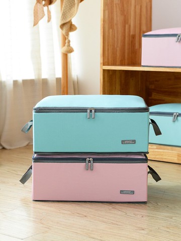 牛津布可折疊大號軟蓋北歐布藝衣服被子雜物收納盒家用衣物整理箱