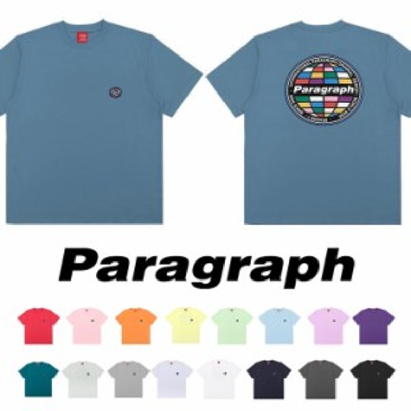 新作 PARAGRAPH パラグラフ Tシャツ 半袖 正規品 メンズ レディース ...