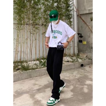 夏季經典款off OW潮牌箭頭板鞋男女休閑熊貓小白鞋防滑低幫運動鞋