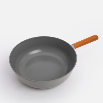 FIKA2.0鑄造不沾炒鍋30CM-暗夜灰