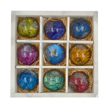 日本胺基酸寶石皂/金箔胺基酸皂-日本胺基酸寶石皂9入禮盒組  9個  33g