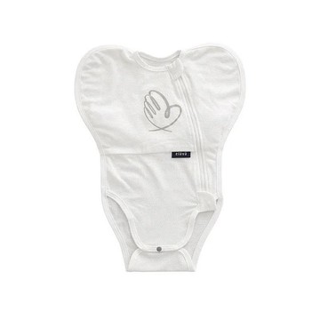 Elava 韓國嬰兒包屁式安撫包巾(沁涼款M號珍珠白/附舒眠墊)(8809649023027) 1190元