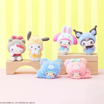 三麗鷗Sanrio 動物裝扮 植絨公仔盲盒(隨機出貨)【拆封不退】