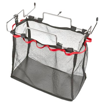 捷華 桌邊置物架掛網 露營野餐適用 桌面收納好幫手  1個  黑色