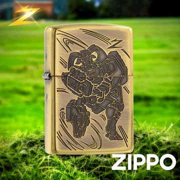 ZIPPO 十二生肖-羊防風打火機 ZA-2-159 黃銅拉絲紋路製成外殼 機甲型態 不易留指紋 羊角特徵 終身保固