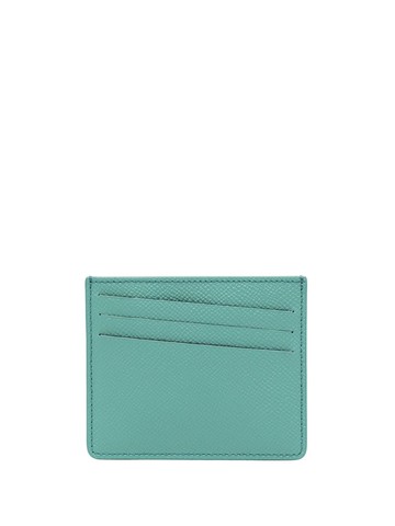 Maison Margiela - 4-Stitch leather cardholder - unisex - Calf Leather - One Size - Green