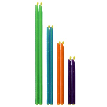 食品保鮮密封棒 12.5cm 2支 + 18.5cm 2支 + 22.5cm 2支 + 28.5cm 2支  混和顏色  1組  綠色 + 藍色 + 橘色 + 紫色