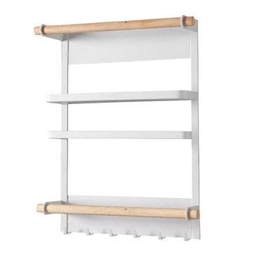 【dayneeds】磁吸冰箱架 兩色可選白色