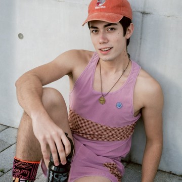 【新品限時88折】超輕量抗摩擦高延展跑步背心【平權之步 | SWITZER SINGLET (男) - 粉】 S