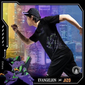 【BLUE WAY】地藏小王EVA 初號機01奔跑短TEE