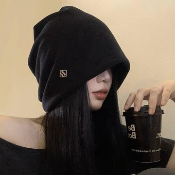 韓系堆堆帽🔥大頭圍顯臉小韓系冷帽 韓系百搭包頭帽 秋冬外出百搭針織帽 日常休閒毛線帽 冬季外出保暖帽 外出針織帽