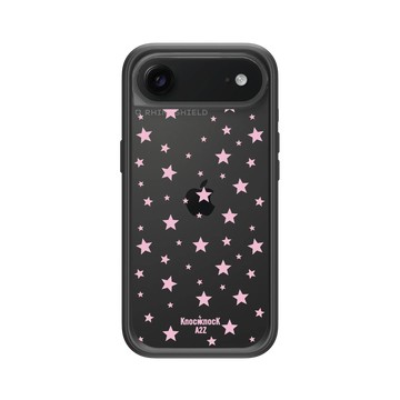 iPhone Air Mod NX -邊框背蓋組合 (相機按鈕) 黑 - Knock Knock A2Z - 粉紅棉花糖