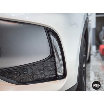 [老爸包膜店] MG HS 前方向燈 專用保護膜 防刮 燻黑 防跳石 電腦裁切版型