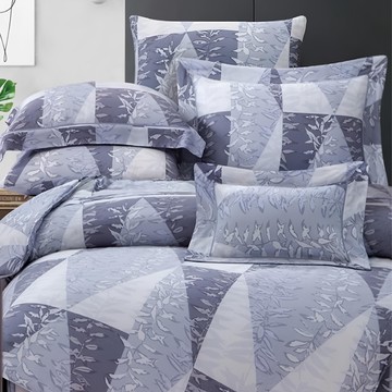 60支100%天絲雙人薄床包兩用被四件組  被套 + 床墊套 + 枕套組  床包 188 x 152cm + 鋪棉兩用被套 212 x 182cm + 薄枕套 75 x 45cm  摩德納