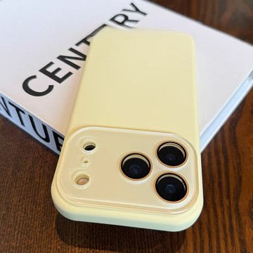 【耐髒】水晶鏡頭框 液態矽膠 磨砂膚感 防摔殼用於iPhone17 16 手機殼15 14 13 12 11ProMAX