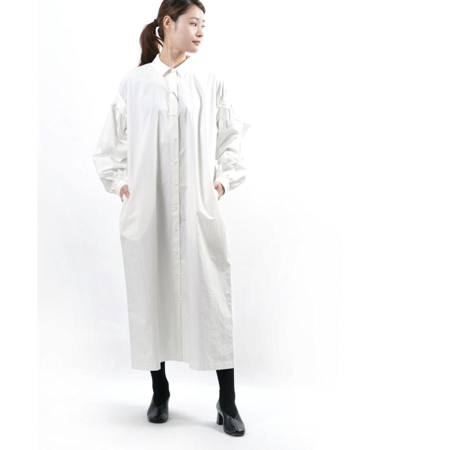 リムアーク シャツワンピース Sleeve gather maxi OP スリーブ