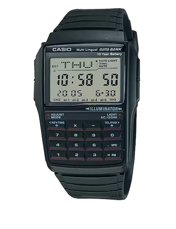 CASIO手錶  50mm  Black  1個