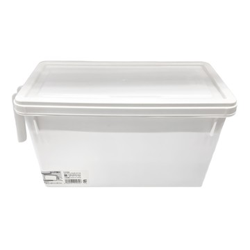 FUDOGIKEN 不動技研 手把附蓋收納盒 - 4.7L  W15.7 x D31.2 x H16cm  白色  1個