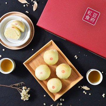 【紅豆食府】經典綠豆椪禮盒(50g*8顆/盒) 組數任選