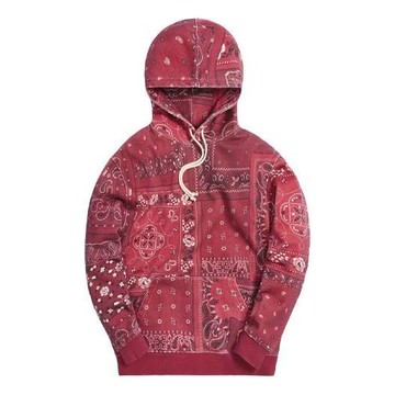 KITH Deconstructed Bandana Williams III Hoodie 'Pyre'