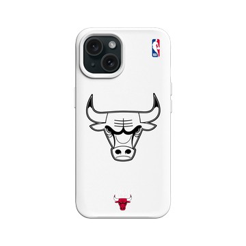 iPhone 15 SolidX 白 - NBA - B&W-芝加哥公牛 Chicago Bulls B&W - Light