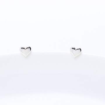 【Angel & Me】簡約 小愛心 Heart s925 純銀耳環 百搭 生日 畢業 情人節 聖誕節 禮物