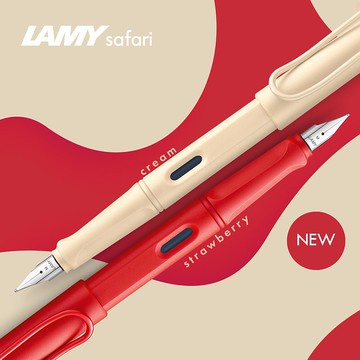 LAMY 鋼筆 / SAFARI 狩獵者系列 - strawberry 草莓戀人