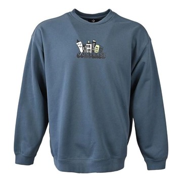 Converse Spring Up Graphic Crew Sweatshirt 'Blue'