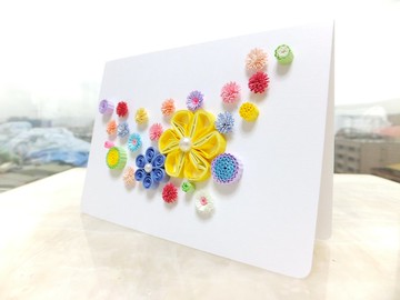 手作捲紙卡片-祝福萬用卡 感謝卡