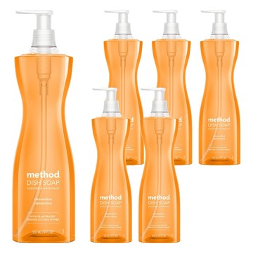 method 美則 純淨洗碗精 克萊門氏柑橘  532ml  6瓶