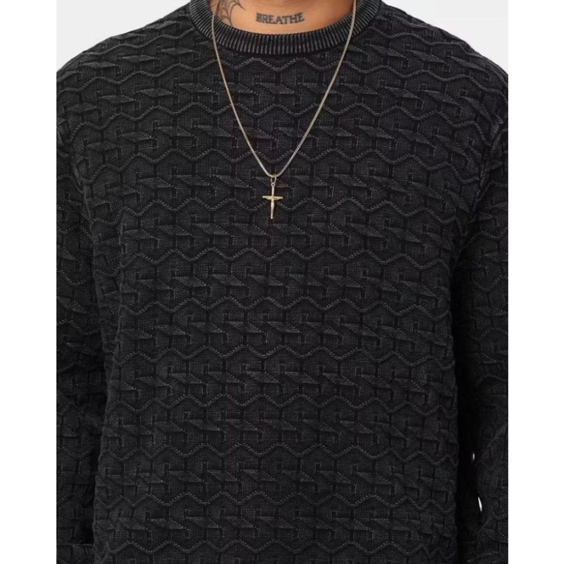 Stussy スウェット ステューシー ニット クルーネック Strand Knit