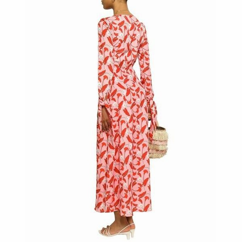 ボルゴデノール ワンピース トップス レディース Long dresses Pink 通販 LINEポイント最大0.5%GET LINEショッピング