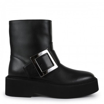 Roger Vivier - Black Leather Boots 36