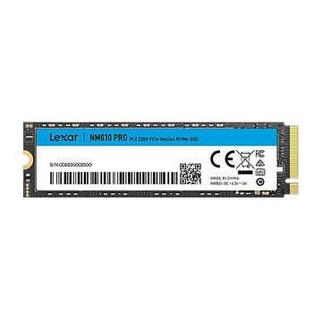 Lexar NM610 PRO M.2 2280 PCle Gen3 NVMe 500GB 固態硬碟