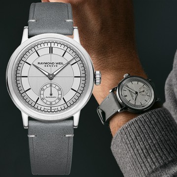 Raymond Weil 蕾蒙威 Millesime 復古系列 小秒針機械腕錶 39.5mm / 2930-STC-65001