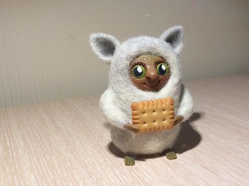 奇幻魔法生物•图腾动物羊毛毡•可爱森林精神•手工礼品