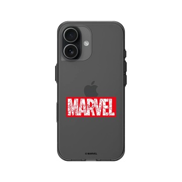 iPhone 17 Clear (相機按鈕) 酷墨灰 - 迪士尼-漫威 Marvel - 漫威Logo-紅色標誌