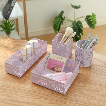 化妝刷收納筒ins北歐鐵藝大容量盒美妝眉筆眼影刷子唇釉筆桶清新