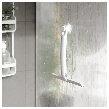 Umbra | Flex吸盤壁掛伸縮除水刮刀(雲朵白) l 玻璃刮刀