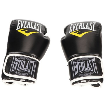 [waroom01] 1 雙黑色成人格鬥訓練拳擊手套 PU 中性沙袋