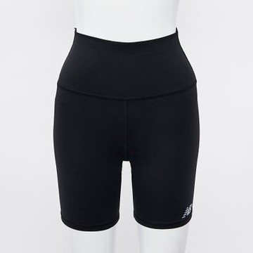 New Balance 女款 黑色 運動 休閒 瑜珈 美規 健身 6吋 緊身 短褲 WS51114BK