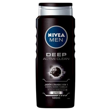 NIVEA 妮維雅 男士深層清潔沐浴露  1個  500ml