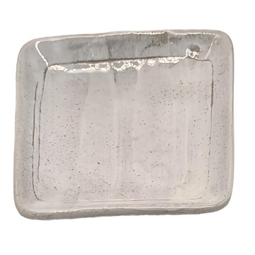 佐和陶瓷 灰釉梨地正角碟 日本產 50mL  灰釉梨地  1個