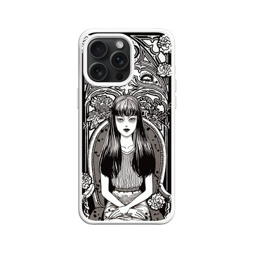 iPhone 15 Pro Max SolidX 白 - 伊藤潤二驚選集 Junji Ito - 女王富江