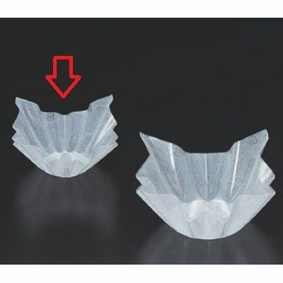 使い捨て おかずケース 白雲流 9.5角(300枚) 幅65mm×奥行65mm×高さ40mm×底径:40/業務用/新品/小物送料対象商品